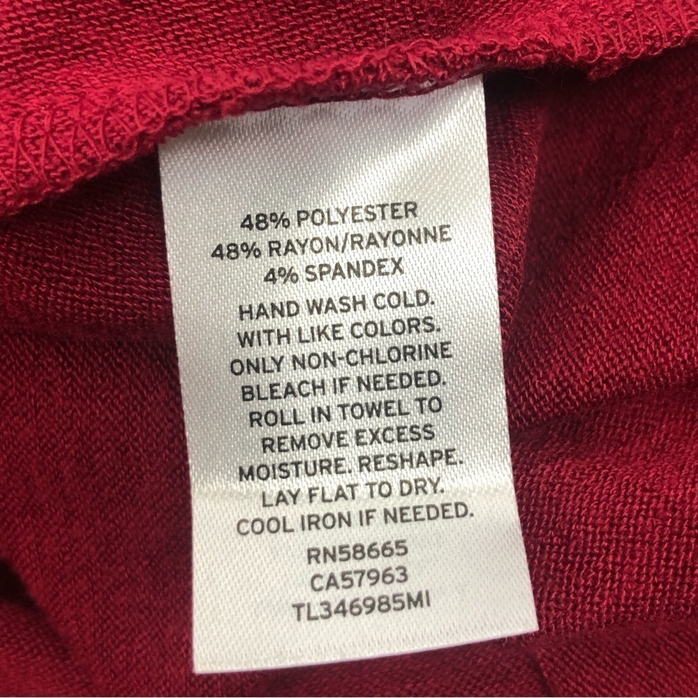 Leith Ruched Dress Burgundy - Picture 5 of 6